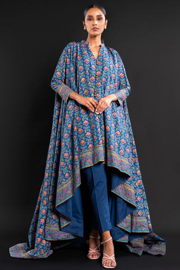 Alkaram Studio FC-C-26D-24-Dark-blue Online Shopping